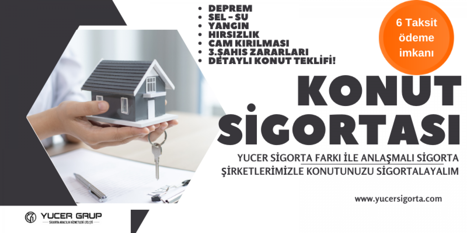 Yucer sigorta konut sigorta teklifi hemen teklif al